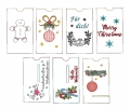Bild 2 von Stickdatei Schokohülle SET Weihnachten 7 Motive