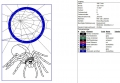 Bild 6 von Stickdatei MugRug Untersetzer Spinne 13x18cm und 13x20cm