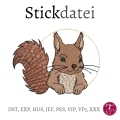 Bild 1 von Stickdatei Eichhörnchen
