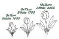 Bild 2 von Stickdatei Tulpe Kontur