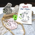 Bild 2 von Stickdatei ITH SET Schwein Glücksbringer