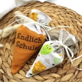 Bild 4 von ITH Stickdatei zweifarbig Schultüte Zuckertüte aus Stoff Blankodatei verschiedene Größen