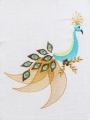 Bild 3 von Stickdatei Pfau Pfauenfeder verschiedene Größen