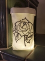 Bild 4 von Stickdatei Rose Redwork
