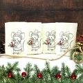 Bild 1 von ITH  Lichterbeutel Advent Maus Wintermaus  / (Stickrahmengröße) 13x18cm