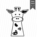 Bild 1 von Plotterdatei Giraffe