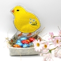 Bild 3 von Stickdatei ITH Körbchen Ostern Hase Küken  / (Stickrahmengröße) 18x30cm