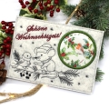 Bild 2 von Stickdatei ITH Mugrug Spatz und Maus Adventszeit Auszeit 