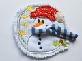 Bild 1 von Stickdatei DOODLE Schneemann 3er SET 10x10cm