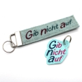 Stickdatei ITH Anhänger Gib nicht auf