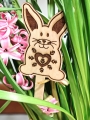 Bild 3 von Laser Motiv SET Gravur SVG Hase Häschen Ostern