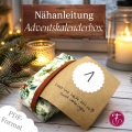 Nähanleitung Adventskalenderbox Taschentüchertasche