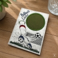 Bild 3 von Stickdatei Fußball Fußballtor Mugrug Tassenteppich ITH Fußball Liebe