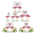 Stickdatei Flamingo SET