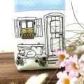 Bild 6 von Stickdatei Landleben Pferd Huhn Schwein Katze SET Redwork Konturstich  / (Stickrahmengröße) 10x10cm 