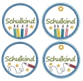 Bild 3 von Stickdatei Schulanfang 2026 2027 Applikation runde Button 10x10cm mit blanko