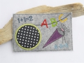 Bild 1 von Stickdatei MugRug Schulanfang 13x18cm und 13x20cm