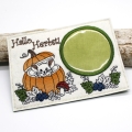 Stickdatei Herbst Maus Kürbis Mugrug Tassenteppich ITH 