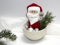 Bild 2 von Stickdatei ITH Rassel Weihnachtsmann 12x18cm