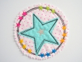 Bild 2 von Stickdatei DOODLE Stern, 2er SET 10x10cm
