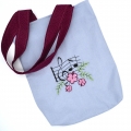 Bild 5 von Stickdatei Musik Noten mit Hibiskusblüten verschiedene Größen