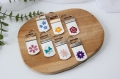 Bild 2 von Stickdatei ITH Anhänger Blumen Schlüsselanhänger