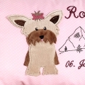 Stickdatei doodle Applikation Hund