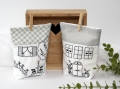 Bild 6 von ITH Lichterbeutel Stickdatei Haus Häuser SET