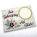 Bild 2 von Stickdatei Mugrug Untersetzer Hochzeit Geburtstag 13x18cm