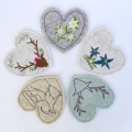 Bild 1 von ITH Stickdatei Anhänger Landhausstil  / (Größe) SET 10x10cm + 13x13cm