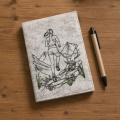Bild 4 von Stickdatei Berglauf Laufen Berge Frau Trailrun Redwork