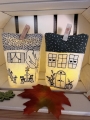 Bild 9 von ITH Lichterbeutel Stickdatei Haus Häuser SET
