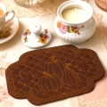 Bild 4 von Stickdatei ITH Herbst Kürbis Untersetzer Quilt Optik 12 Größen