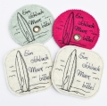 Bild 8 von Stickdatei Meer Surfbrett Untersetzer Glasabdeckung ab 10x10cm