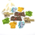 Bild 2 von Stickdatei ITH Anhänger Spruch Sprüche SET Bundle