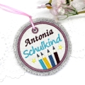 Bild 5 von Stickdatei Schulanfang 2026 2027 Applikation runde Button 10x10cm mit blanko