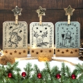 Stickdatei ITH Adventskalender 10x10cm Tischadventskalender togo Weihnachten Advent