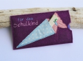 Bild 3 von Stickdatei Schulanfang ITH Schokohülle 5 Motive  / (Größe) Schokohüllen 18x10cm für 100g Tafeln