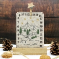 Stickdatei ITH Tischadventskalender Berge ab 10x10cm Adventskalender Bergliebe