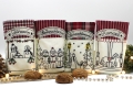 Bild 2 von Stickdatei Lichterbeutel Weihnachtsmarkt ITH 4 Motive Chor  Glühweinstand Karussell