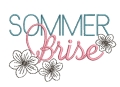 Stickdatei Sommerbrise mit Blumen