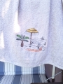 Bild 6 von Stickdatei Strand Palmen Liegestuhl Konturstiche