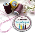 Bild 4 von Stickdatei Schulanfang 2026 2027 Applikation runde Button 10x10cm mit blanko
