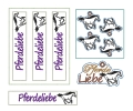 Bild 3 von Stickdatei ITH Anhänger Pferd Pferdeliebe