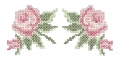 Bild 6 von Stickdatei Rose Kreuzstich