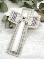 Bild 4 von Stickdatei ITH Kreuz Kommunion Taufe