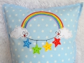 Bild 1 von Stickdatei DOODLE Regenbogengirlande für den 13x18cm Rahmen