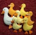Bild 2 von Stickdatei ITH Gans Gänse Ente Kuscheltier