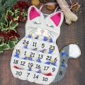 Stickdatei ITH Adventskalender Katze Kätzchen
