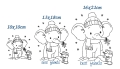 Bild 3 von Stickdatei Maus und Elefant best friends